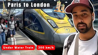 "PARIS to LONDON: My FASTEST Train Journey at 300km/h!"