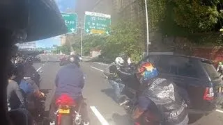 Bikers Attack Driver After Accident: Caught on Tape