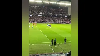 Tribute to the Queen at Ibrox.