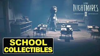 Chapter 2 School: All Collectible Locations - Hats & Glitching Remains | Little Nightmares 2