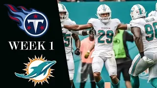 2018 NFL Week 1 Highlights Titans vs Dolphins
