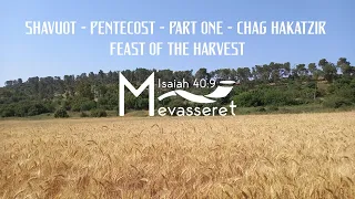 SHAVUOT (PENTECOST) PART ONE -  CHAG HAKATZIR   FEAST OF THE HARVEST