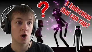 Reaction to Minecraft Enderman Rap