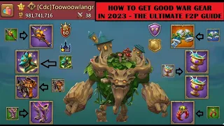 Lords Mobile - How to get good WAR gear in 2023 - The ultimate F2P guide