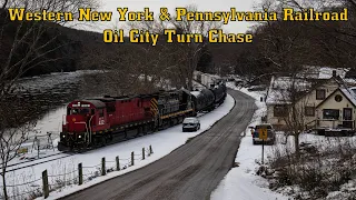 Western New York & Pennsylvania Railroad Oil City Turn Chase - Meadville PA to Oil City PA