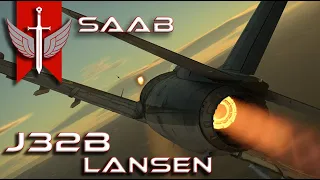 Is The J32B Lansen Worth Your time? War Thunder 1.95 Swedish Gameplay