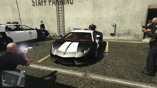 GTA5 como encontrar un super vehículo especial policía 🚨 😮😮😮