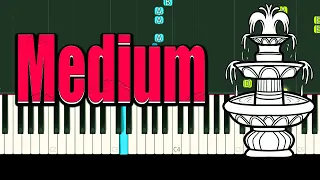 Fountain city (Blox fruits water seven) - Medium Synthesia/Piano Tutorial + Music Sheets