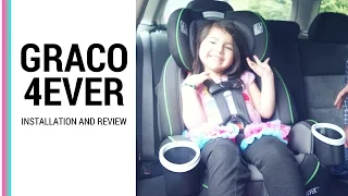 HOW TO INSTALL GRACO 4EVER CAR SEAT (ALL 4 POSITION)