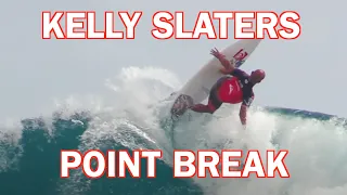 KELLY SLATER FLYS AT POINT BREAK