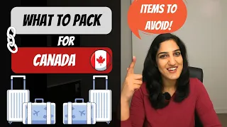 Things to pack for Canada | Packing list for Canada | International Student | Permanent Resident