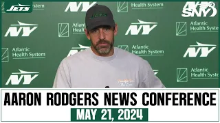 Aaron Rodgers 'feels really good' coming off Achilles injury, praises Garrett Wilson | SNY