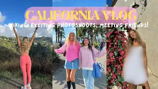 CALIFORNIA VLOG: exciting photoshoot, hiking, meetings etc.!!!