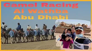 Camel Racing Al Wathba Abu Dhabi |Family Funtime |EDC sistersTV