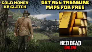 *STILL WORKING* FREE TREASURE MAPS/ GOLD/ MONEY XP GLITCH! RDR2 ONLINE - RED DEAD ONLINE