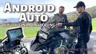 BMW 1250 GS mit Carpuride W702B ausgerüstet, was sagt David dazu?