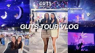 GUTS WORLD TOUR VLOG: grwm, merch, roadtrip, concert.. etc