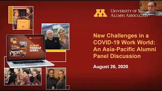 New Challenges in a COVID-19 Work World: An Asia-Pacific University of Minnesota Alumni Panel