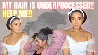 Is Your Relaxed Hair UNDER PROCESSED?? | Here's What You NEED to Do!!