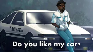 Big Smoke - Train Train Train(Initial D - Gas Gas Gas GTA: SA Parody)