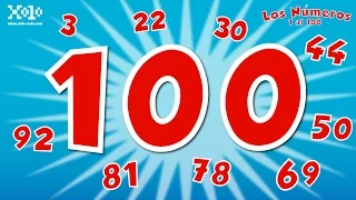 The numbers 1 to 100 in Spanish for children - Learn Videos