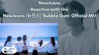 NewJeans Reaction with Gio NewJeans (뉴진스) 'Bubble Gum' Official MV