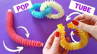 Antistress origami/ Paper POP TUBE easy [origami fidget toy]