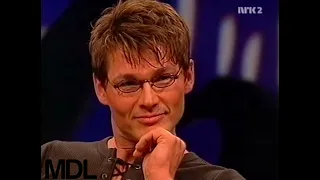 MORTEN HARKET FROM A-HA INTERVIEW ON NRK 2 PROGRAM FØRST OG SIST IN MARCH 2003