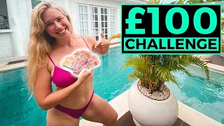 £100 Challenge in 24 HOURS in BALI | How Far Will It Go in 2021?