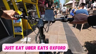 A special delivery request haha in Oxford while delivering Just eat & Uber Eats on a Electric bike.