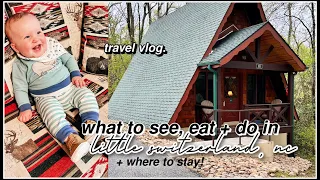 what to see, eat + do in Little Switzerland, NC // travel vlog.