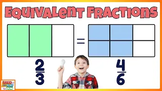 Equivalent Fractions for kids- NO VISUALS