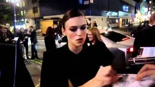 Keira Knightley at the London Premiere of A Dangerous Method