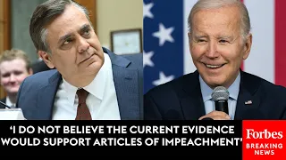 JUST IN: GOP Witness Says There Is Not Enough Evidence To Impeach President Biden