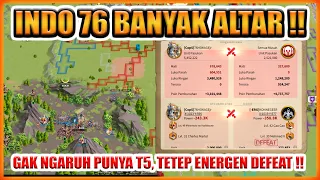 PUNYA T5 KOK DEFEAT RALLY LAWAN T1 ?? ALTAR 3276 DIKUASAI ALIANSI INDO !!