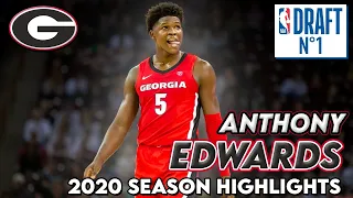 ANTHONY EDWARDS SEASON HIGHLIGHTS 2019-2020 GEORGIA - Top Prospect NBA Draft (60/60)