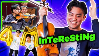 Ray Chen reacts to Twoset Mendelssohn 4M