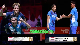 BADMINTON | PUAVARANUKROH/TAERATTANACHAI (THA ) vs JORDAN/OKTAVIANTI | ALL ENGLAND OPEN 2023