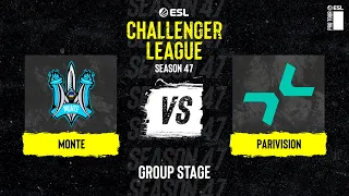 Monte vs. PARIVISION - ESL Challenger League S47 - Europe