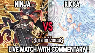 Ninja VS Rikka : Yu-Gi-Oh! Locals Feature Match | Live Duel