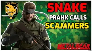 Solid Snake Calls Tech Support Scam - Metal Gear Prank Call!