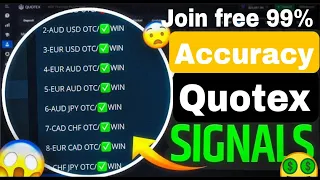 quotex best signals 99% accuracy / Make daily profit / quotex signals group