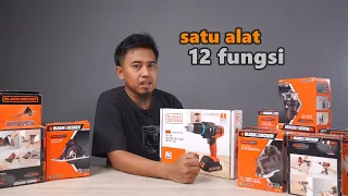 makin mantap!! Black+Decker multi evo kini punya 12 head yg bisa di gonta-ganti, satu alat 12 fungsi