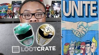 LOOTCRATE x POWER RANGERS "Unite" Unboxing (May 2015) : Black Nerd