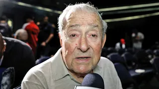 ''I'm NOT A PUPPETEER!' Bob Arum RAGES at Devin Haney vs Teofimo Lopez question