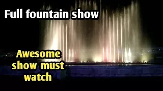 India's best musical fountain show/Amazing Musical Fountain showin Prem Mandir Vrindavan