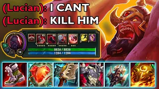 FULL TANK SION IS SO HARD TO KILL... RIOT DO SOMETHING ABOUT IT?