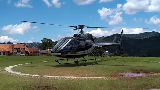 Acionamento e decolagem -- AS 350 B2 -- PR-PSB