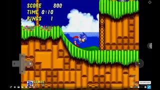 playing the old sonic 2