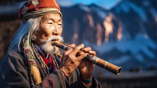 Flauta Curativa Tibetana, Deja de Pensar Demasiado, Elimina el Estrés, Ansiedad y Calma la Mente